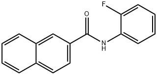 N-(2-fluorophenyl)-2-naphthamide Structure