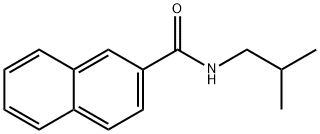 N-isobutyl-2-naphthamide 구조식 이미지