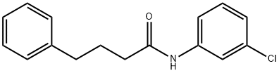 N-(3-chlorophenyl)-4-phenylbutanamide Structure