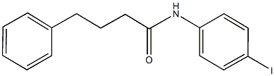 N-(4-iodophenyl)-4-phenylbutanamide 구조식 이미지