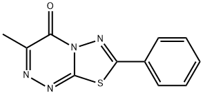 3-methyl-7-phenyl-4H-[1,3,4]thiadiazolo[2,3-c][1,2,4]triazin-4-one 구조식 이미지