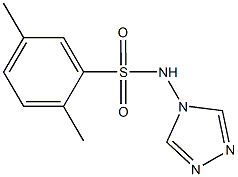 2,5-dimethyl-N-(4H-1,2,4-triazol-4-yl)benzenesulfonamide 구조식 이미지