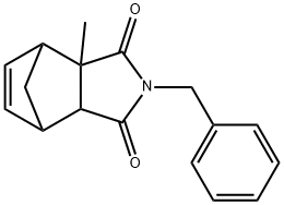 4-benzyl-2-methyl-4-azatricyclo[5.2.1.0~2,6~]dec-8-ene-3,5-dione 구조식 이미지