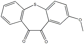 2-methoxydibenzo[b,f]thiepine-10,11-dione Structure