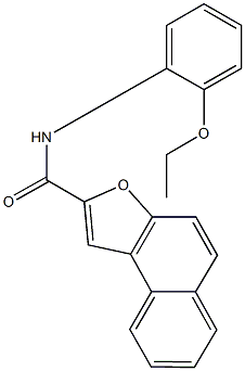 N-(2-ethoxyphenyl)naphtho[2,1-b]furan-2-carboxamide 구조식 이미지