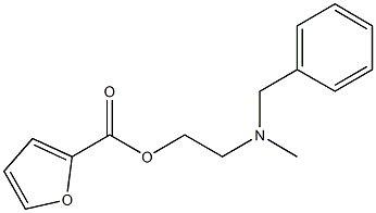 2-[benzyl(methyl)amino]ethyl 2-furoate Structure