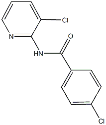 4-chloro-N-(3-chloro-2-pyridinyl)benzamide Structure