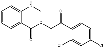 2-(2,4-dichlorophenyl)-2-oxoethyl 2-(methylamino)benzoate Structure
