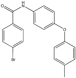 4-bromo-N-[4-(4-methylphenoxy)phenyl]benzamide Structure