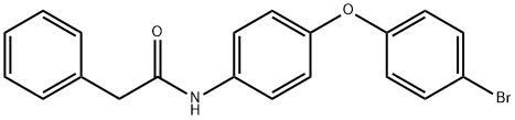 N-[4-(4-bromophenoxy)phenyl]-2-phenylacetamide 구조식 이미지
