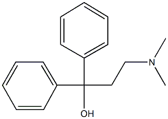 3-(dimethylamino)-1,1-diphenyl-1-propanol 구조식 이미지