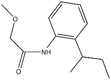 N-(2-sec-butylphenyl)-2-methoxyacetamide Structure