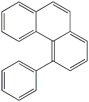 4-phenylphenanthrene 구조식 이미지