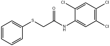 2-(phenylsulfanyl)-N-(2,4,5-trichlorophenyl)acetamide Structure