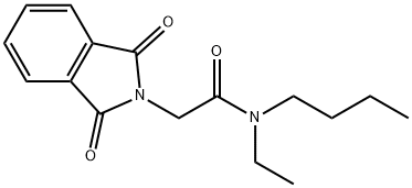 N-butyl-2-(1,3-dioxo-1,3-dihydro-2H-isoindol-2-yl)-N-ethylacetamide Structure