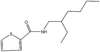 N-(2-ethylhexyl)-2-thiophenecarboxamide 구조식 이미지