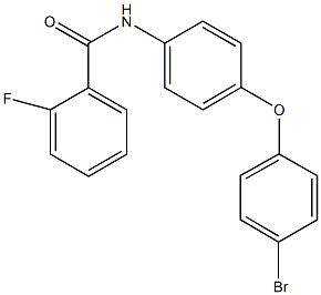 N-[4-(4-bromophenoxy)phenyl]-2-fluorobenzamide Structure