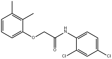 N-(2,4-dichlorophenyl)-2-(2,3-dimethylphenoxy)acetamide 구조식 이미지