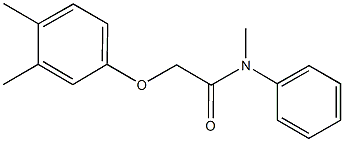 2-(3,4-dimethylphenoxy)-N-methyl-N-phenylacetamide 구조식 이미지