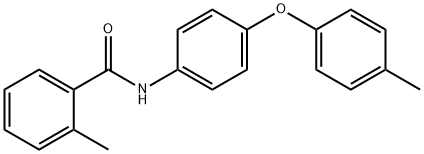 2-methyl-N-[4-(4-methylphenoxy)phenyl]benzamide 구조식 이미지