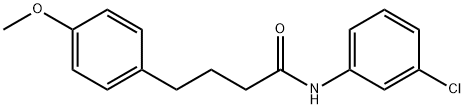 N-(3-chlorophenyl)-4-(4-methoxyphenyl)butanamide Structure