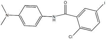 2-chloro-N-[4-(dimethylamino)phenyl]-5-iodobenzamide Structure