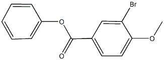 phenyl 3-bromo-4-methoxybenzoate Structure