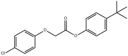 4-tert-butylphenyl (4-chlorophenoxy)acetate Structure