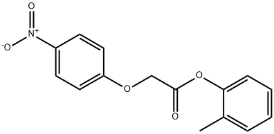 2-methylphenyl {4-nitrophenoxy}acetate Structure