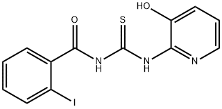 N-(3-hydroxypyridin-2-yl)-N'-(2-iodobenzoyl)thiourea Structure