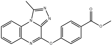 methyl 4-[(1-methyl[1,2,4]triazolo[4,3-a]quinoxalin-4-yl)oxy]benzoate 구조식 이미지
