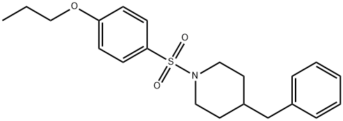 4-benzyl-1-[(4-propoxyphenyl)sulfonyl]piperidine Structure