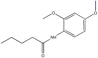 N-(2,4-dimethoxyphenyl)pentanamide 구조식 이미지