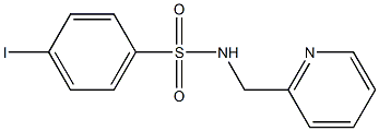 4-iodo-N-(2-pyridinylmethyl)benzenesulfonamide Structure