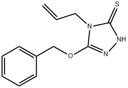 4-allyl-5-(benzyloxy)-4H-1,2,4-triazole-3-thiol 구조식 이미지