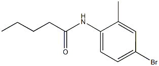 N-(4-bromo-2-methylphenyl)pentanamide 구조식 이미지