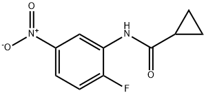 N-{2-fluoro-5-nitrophenyl}cyclopropanecarboxamide 구조식 이미지