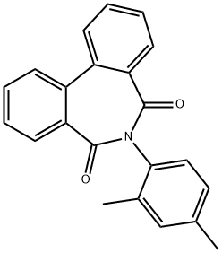 6-(2,4-dimethylphenyl)-5H-dibenzo[c,e]azepine-5,7(6H)-dione Structure