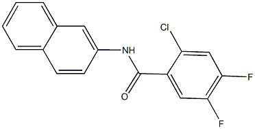2-chloro-4,5-difluoro-N-(2-naphthyl)benzamide Structure