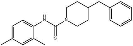 4-benzyl-N-(2,4-dimethylphenyl)piperidine-1-carbothioamide 구조식 이미지