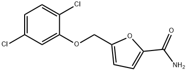 5-[(2,5-dichlorophenoxy)methyl]-2-furamide Structure