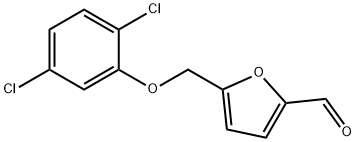 5-[(2,5-dichlorophenoxy)methyl]-2-furaldehyde Structure