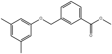 methyl 3-[(3,5-dimethylphenoxy)methyl]benzoate Structure