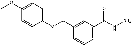 3-[(4-methoxyphenoxy)methyl]benzohydrazide Structure