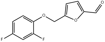 5-[(2,4-difluorophenoxy)methyl]-2-furaldehyde 구조식 이미지