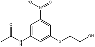 N-{3-[(2-hydroxyethyl)sulfanyl]-5-nitrophenyl}acetamide Structure
