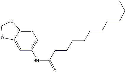 N-(1,3-benzodioxol-5-yl)undecanamide 구조식 이미지