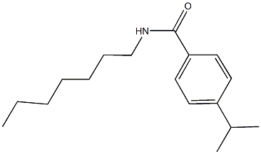 N-heptyl-4-isopropylbenzamide 구조식 이미지