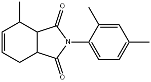2-(2,4-dimethylphenyl)-4-methyl-3a,4,7,7a-tetrahydro-1H-isoindole-1,3(2H)-dione 구조식 이미지