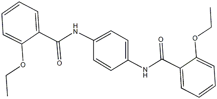 2-ethoxy-N-{4-[(2-ethoxybenzoyl)amino]phenyl}benzamide Structure